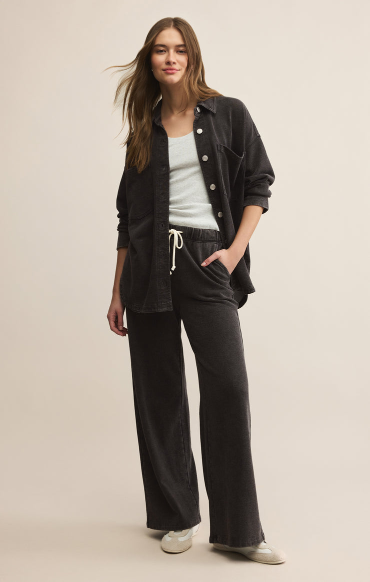 Z-Supply Hunter Knit Denim Pant - Vintage Black - Sun Diego Boardshop