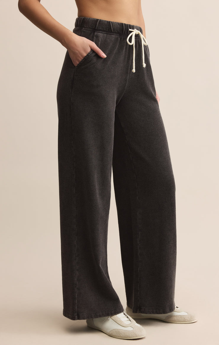 Z-Supply Hunter Knit Denim Pant - Vintage Black - Sun Diego Boardshop