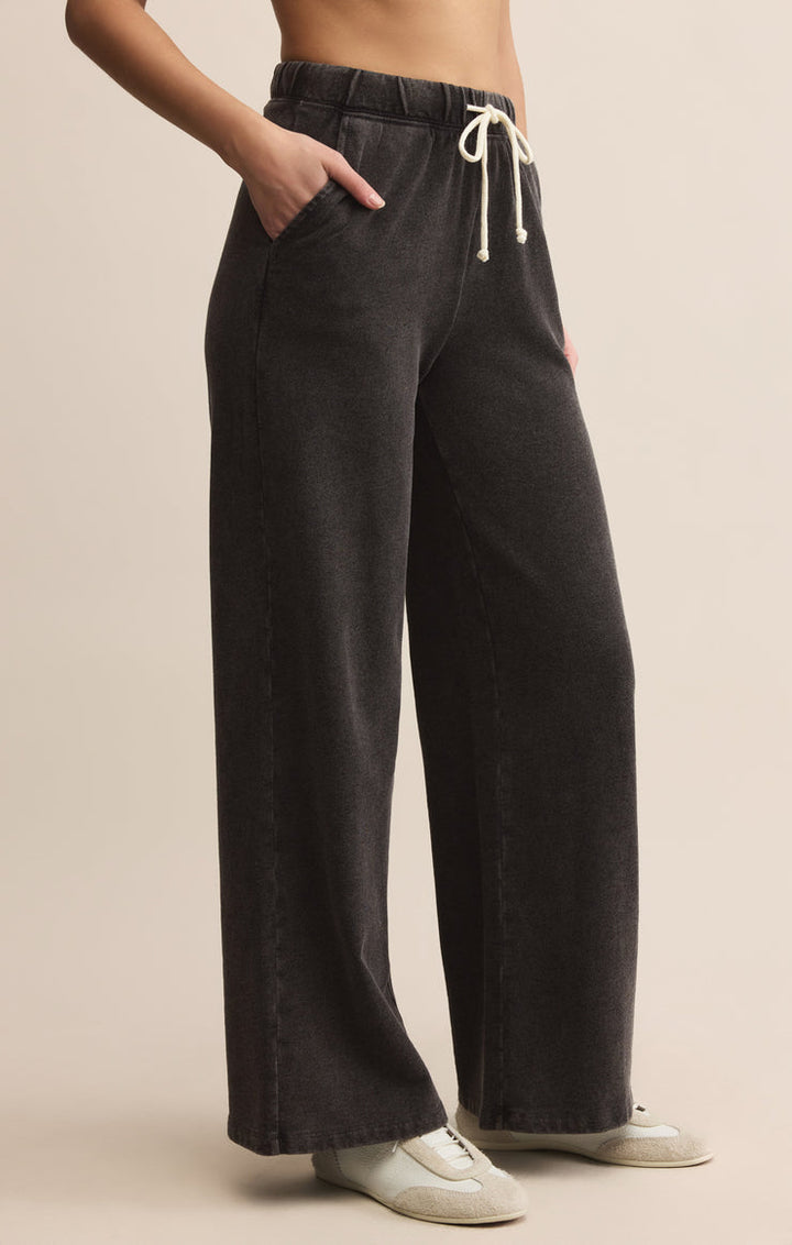 Z-Supply Hunter Knit Denim Pant - Vintage Black - Sun Diego Boardshop