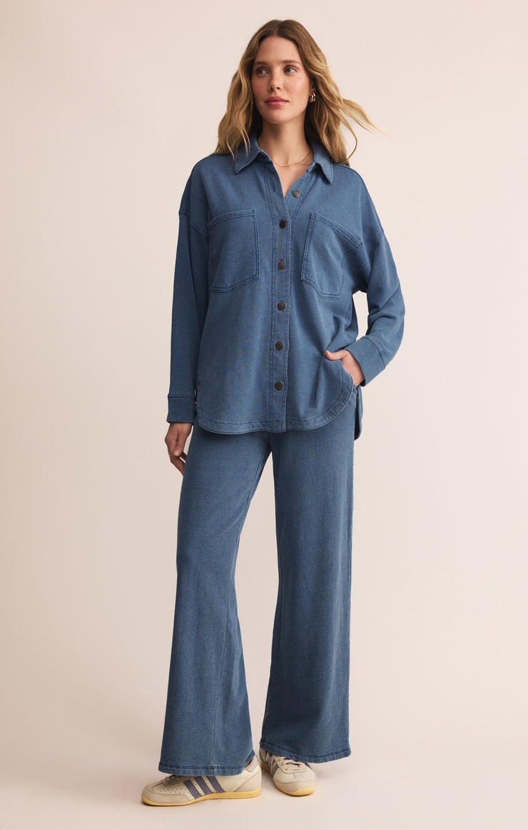 Z-Supply Hunter Knit Denim Pant - Vintage Indigo - Sun Diego Boardshop