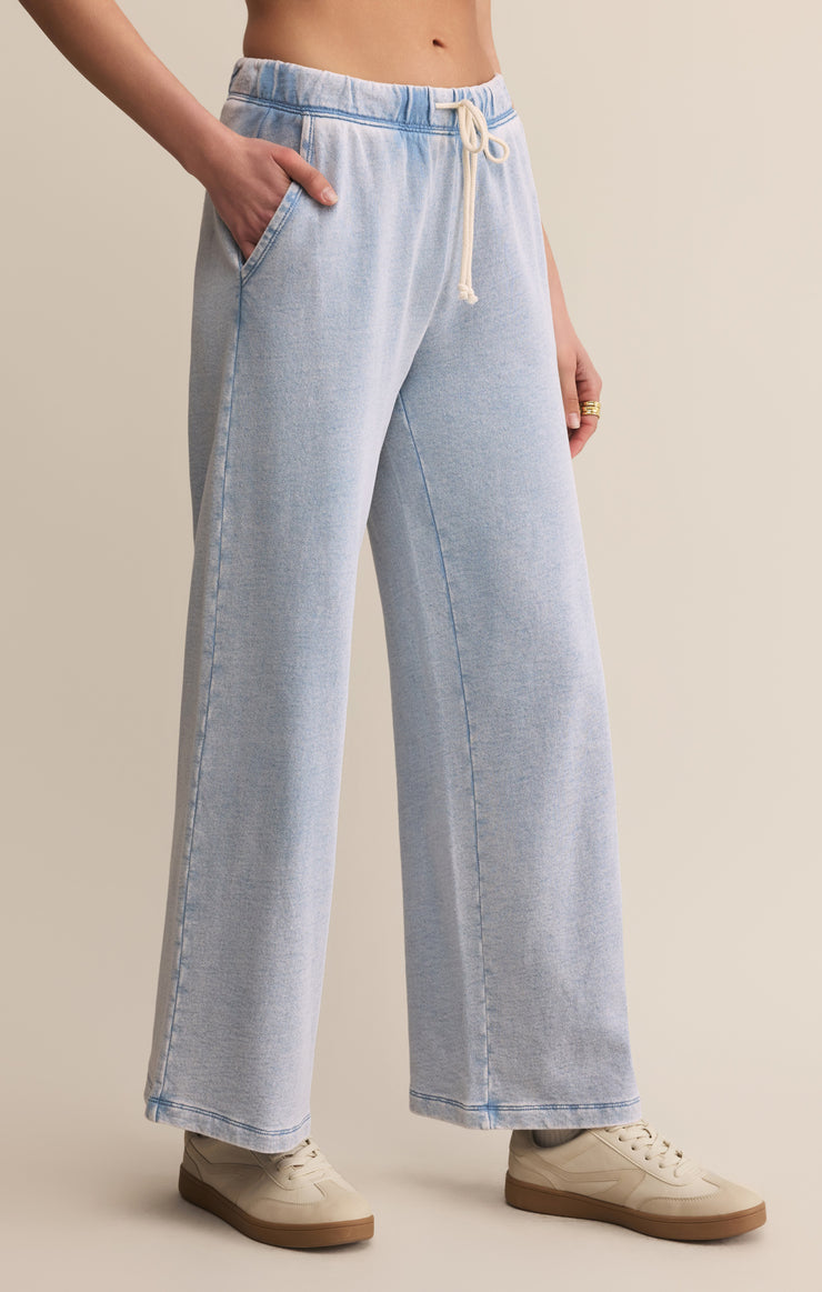 Z-Supply Hunter Knit Denim Pant - Washed Indigo - Sun Diego Boardshop
