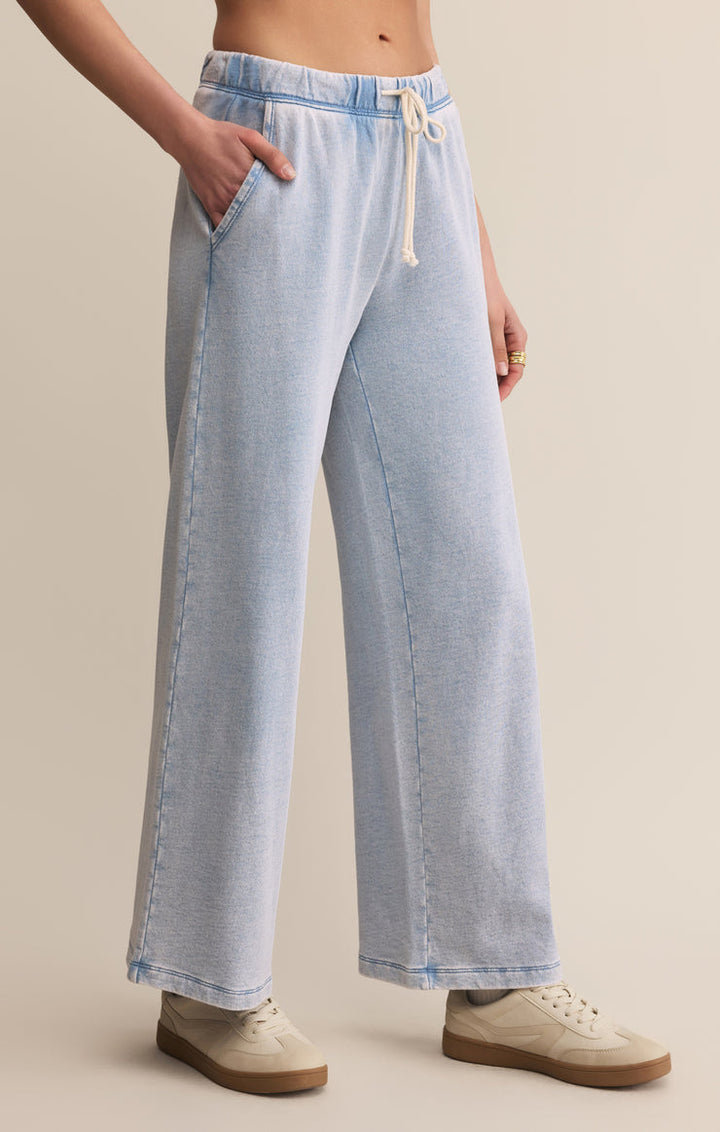 Z-Supply Hunter Knit Denim Pant - Washed Indigo - Sun Diego Boardshop