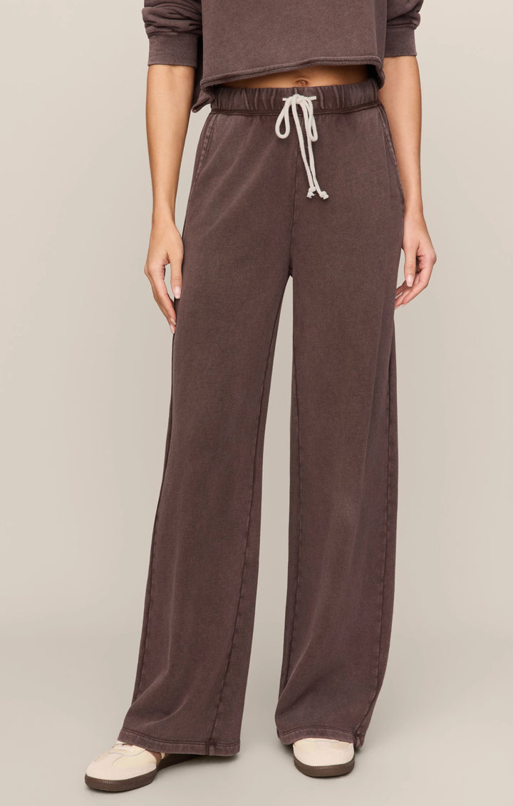 Z-Supply Women's Hunter Knit Pant - Dark Chocolate