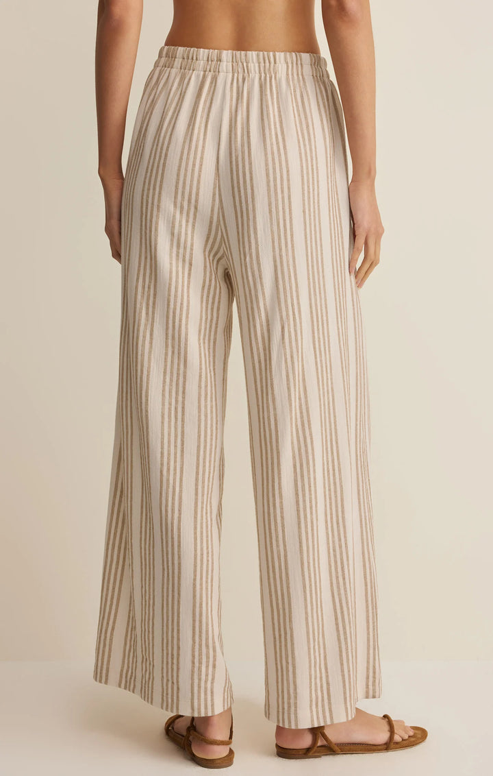 Z-Supply Women's Scout Knit Striped Pant - Cloud