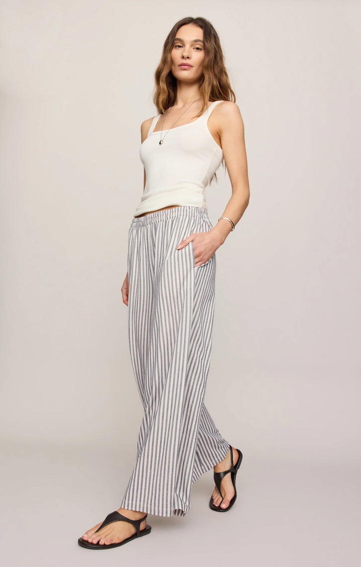 Z-Supply Women's Scout Knit Striped Pant - Eclipse