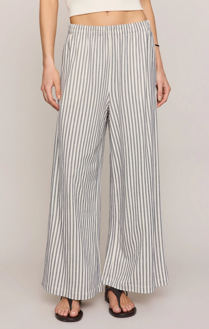 Z-Supply Women's Scout Knit Striped Pant - Eclipse