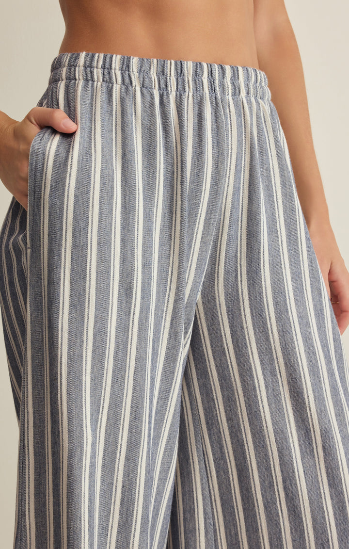 Z-Supply Women's Scout Knit Striped Pant - Summer Stone
