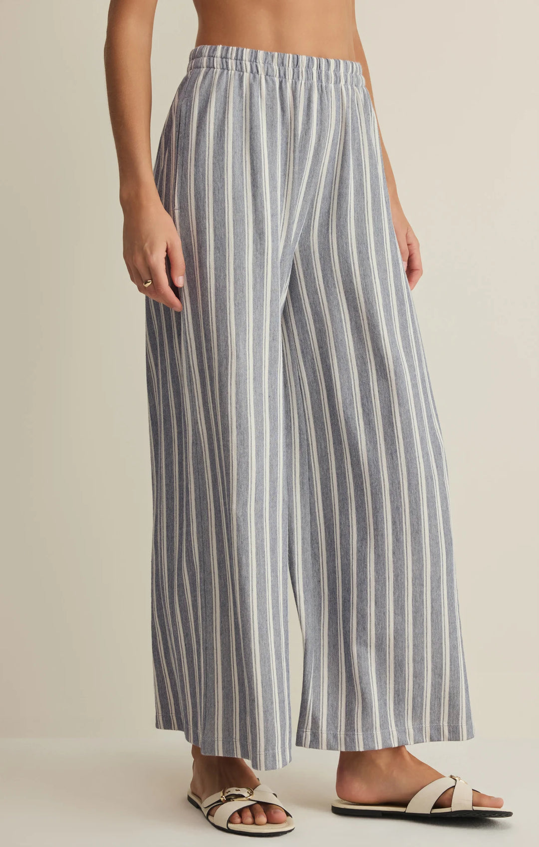 Z-Supply Women's Scout Knit Striped Pant - Summer Stone
