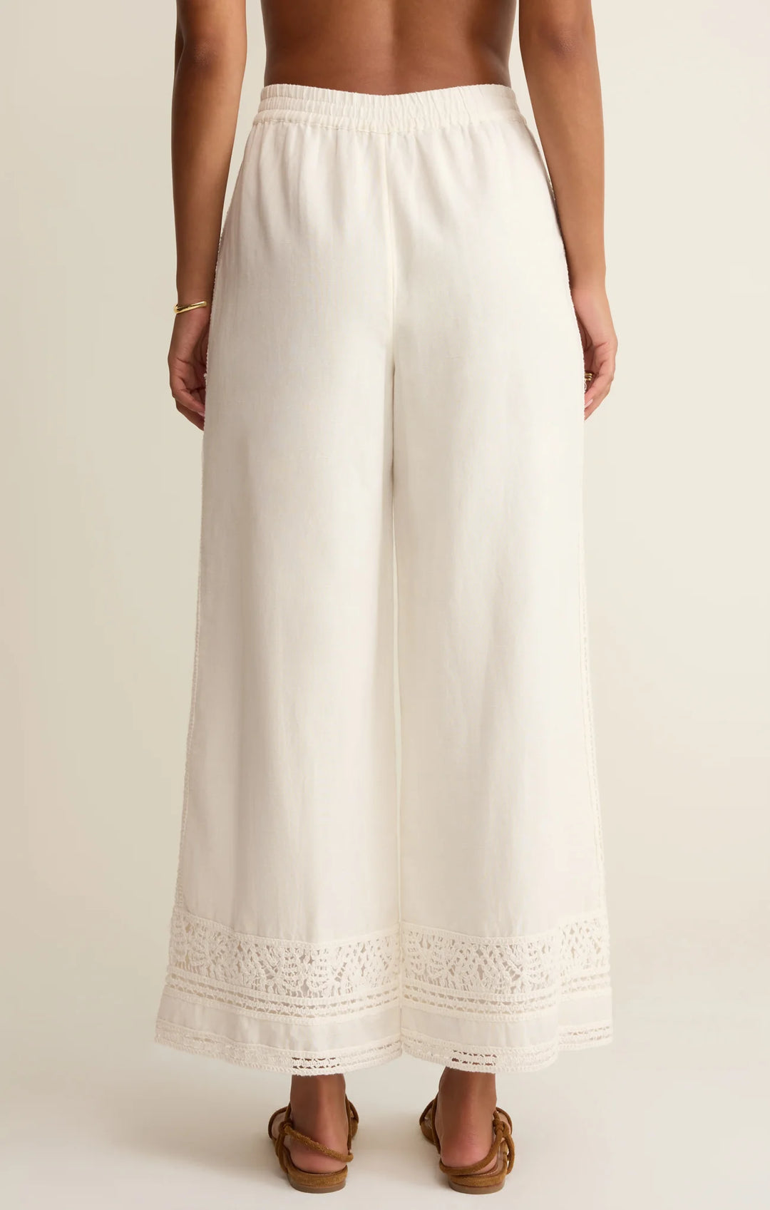 Z-Supply Women's Scout Embroidered Pant - White
