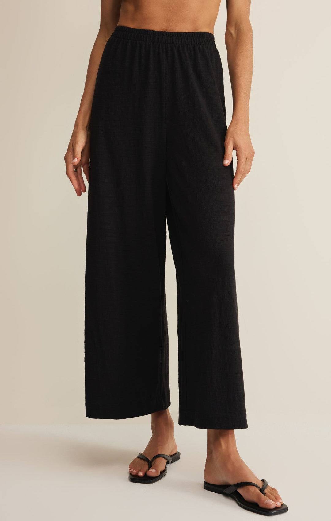 Z-Supply Women's Scout Textured Slub Pant - Black - Sun Diego Boardshop