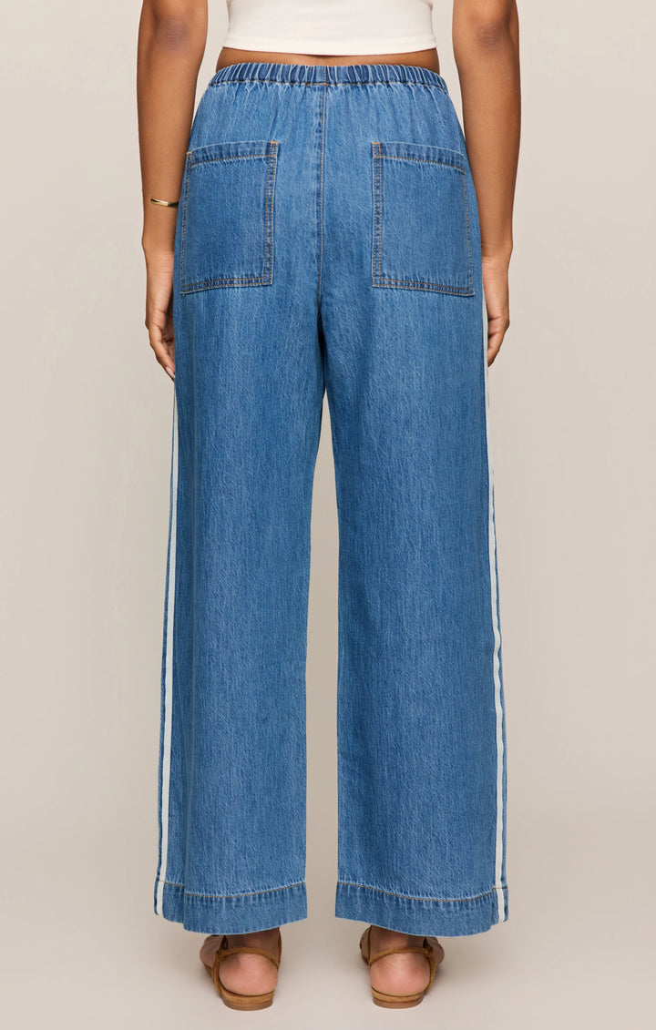 Z-Supply Women's Sidelines Denim Track Pant - Dreamstate
