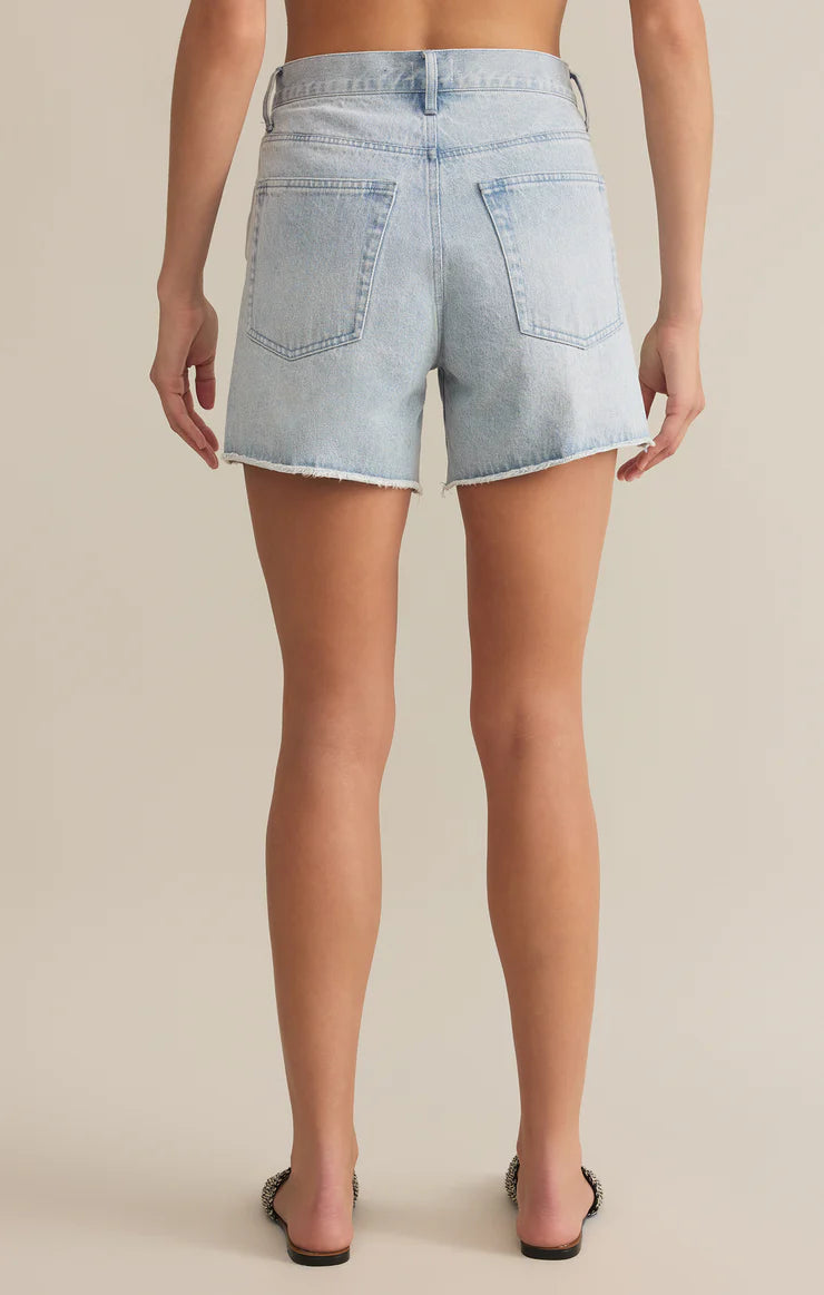 Z-Supply Everyday Hi Rise Denim Short - Faded Indigo - Sun Diego Boardshop