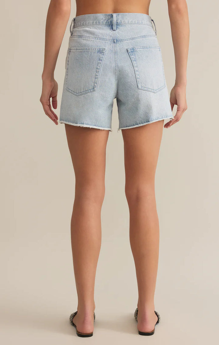 Z-Supply Everyday Hi Rise Denim Short - Faded Indigo - Sun Diego Boardshop