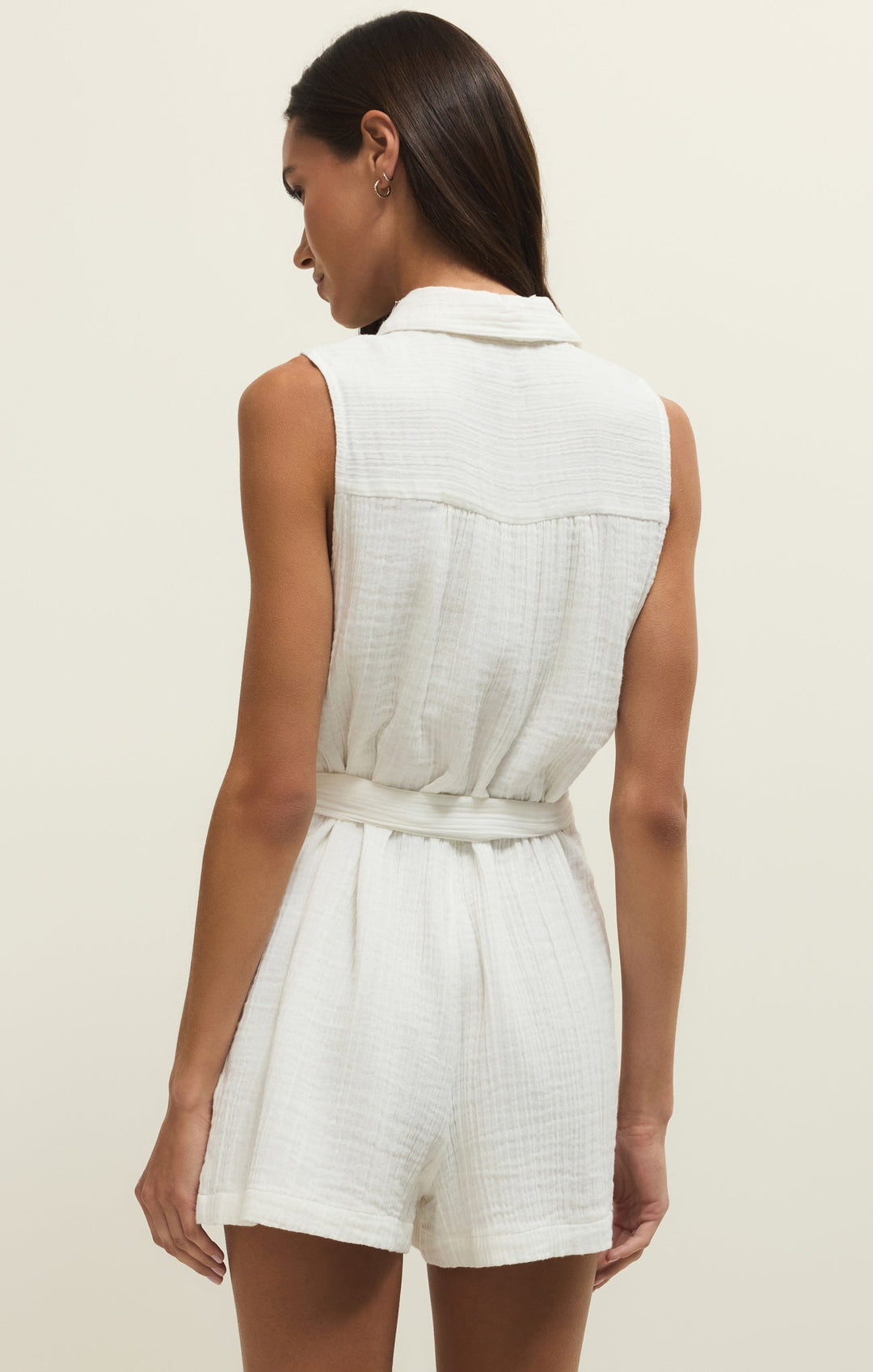 Z-Supply Women's New Light Romper - White - Sun Diego Boardshop