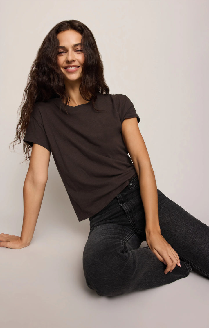 Z-Supply Women's Modern Slub Tee - Cocoa Bean - Sun Diego Boardshop