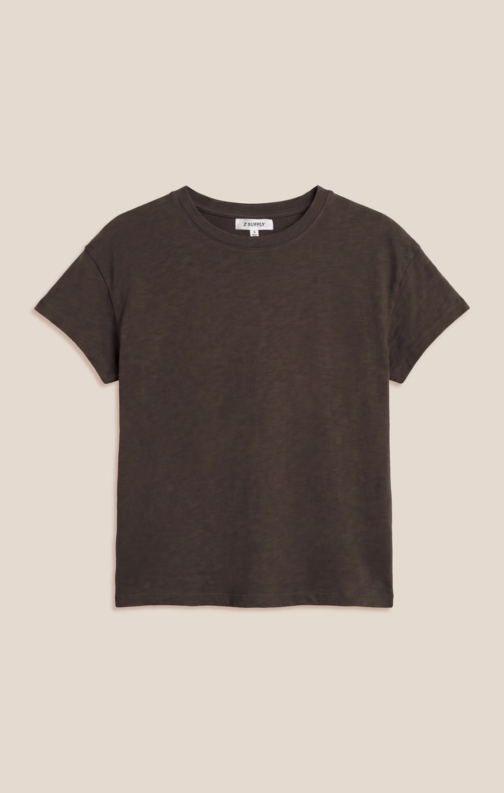 Z-Supply Women's Modern Slub Tee - Cocoa Bean - Sun Diego Boardshop