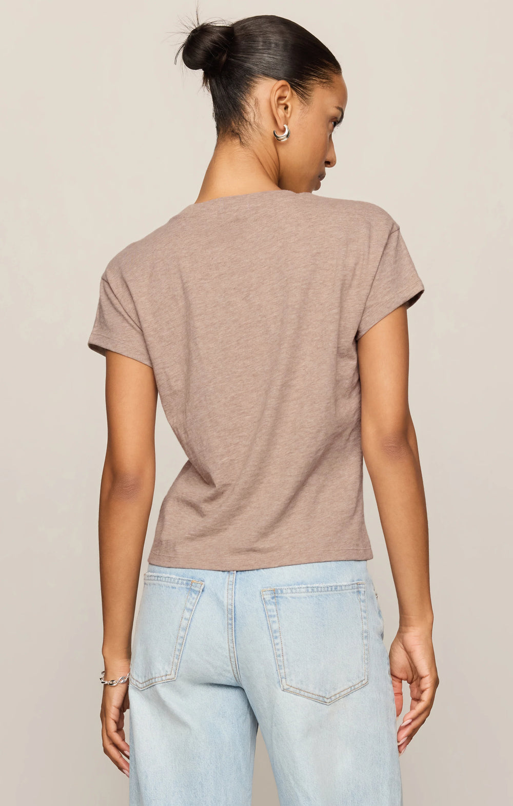 Z-Supply Women's Modern Slub Tee - Heather Ash - Sun Diego Boardshop