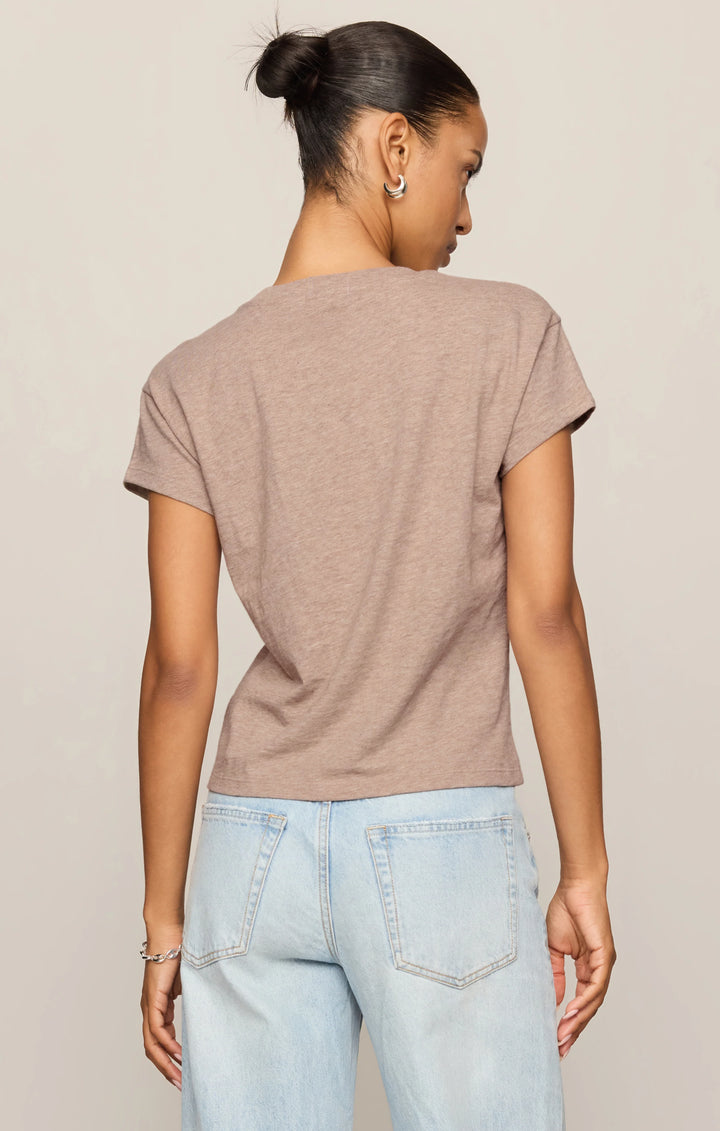 Z-Supply Women's Modern Slub Tee - Heather Ash - Sun Diego Boardshop