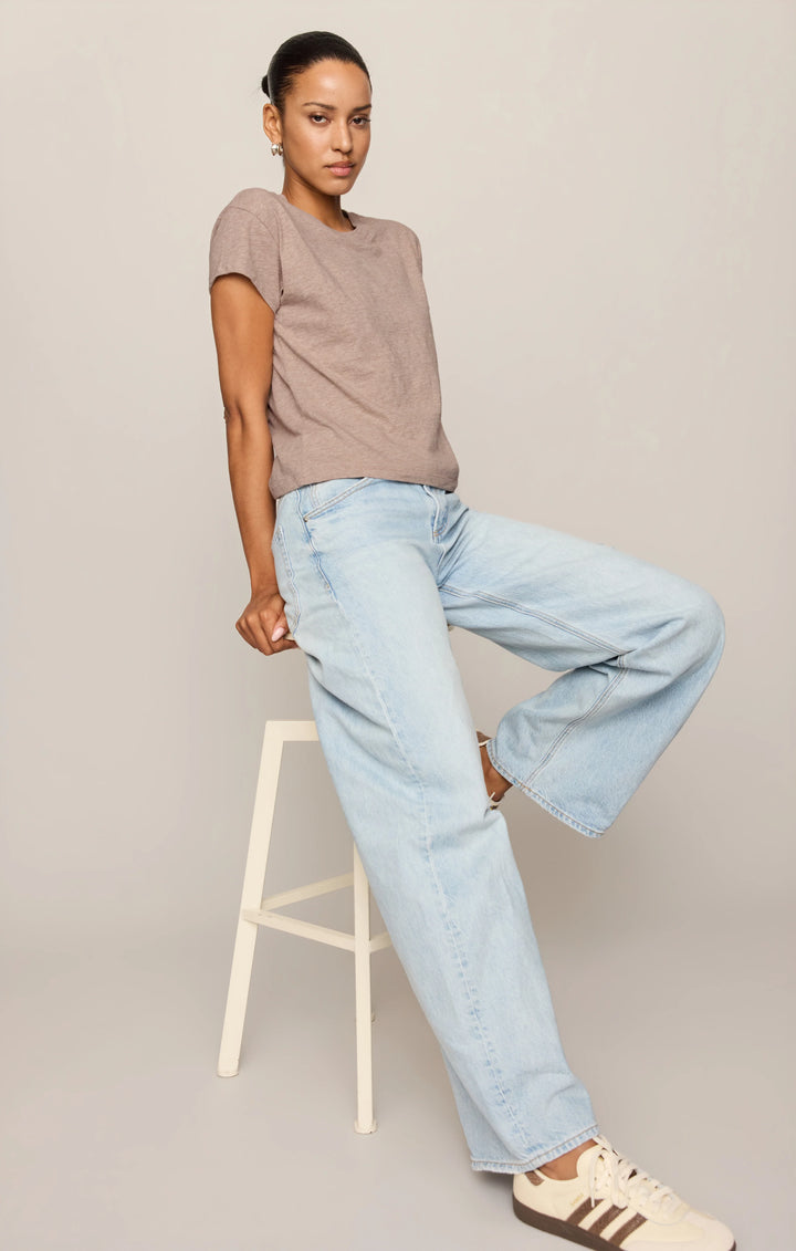 Z-Supply Women's Modern Slub Tee - Heather Ash - Sun Diego Boardshop