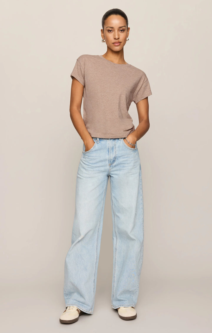 Z-Supply Women's Modern Slub Tee - Heather Ash - Sun Diego Boardshop