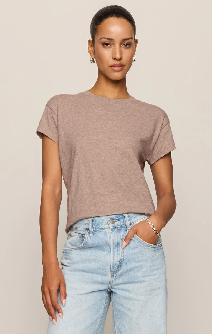 Z-Supply Women's Modern Slub Tee - Heather Ash - Sun Diego Boardshop