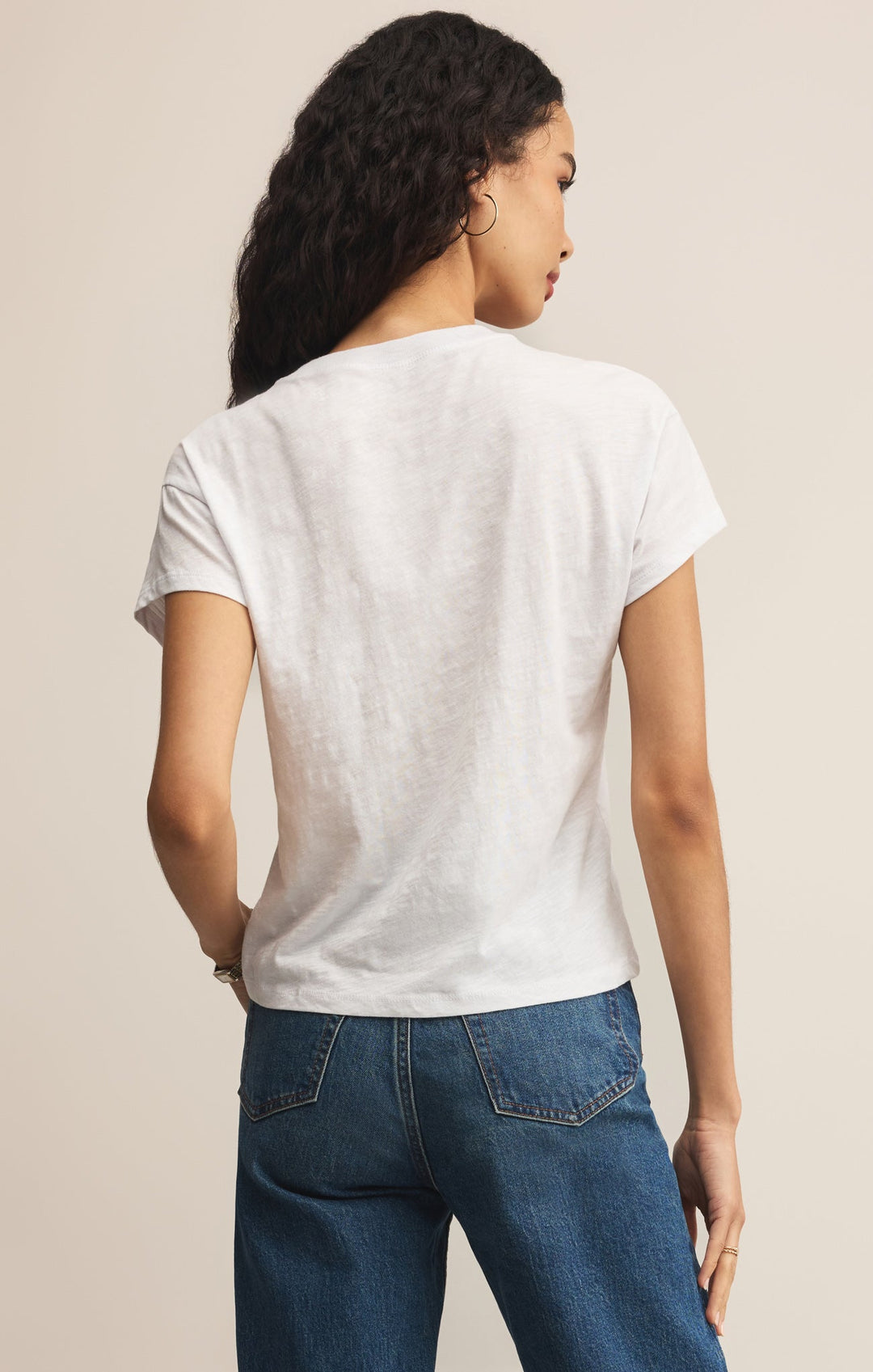 Z-Supply Women's Modern Slub Tee - White - Sun Diego Boardshop