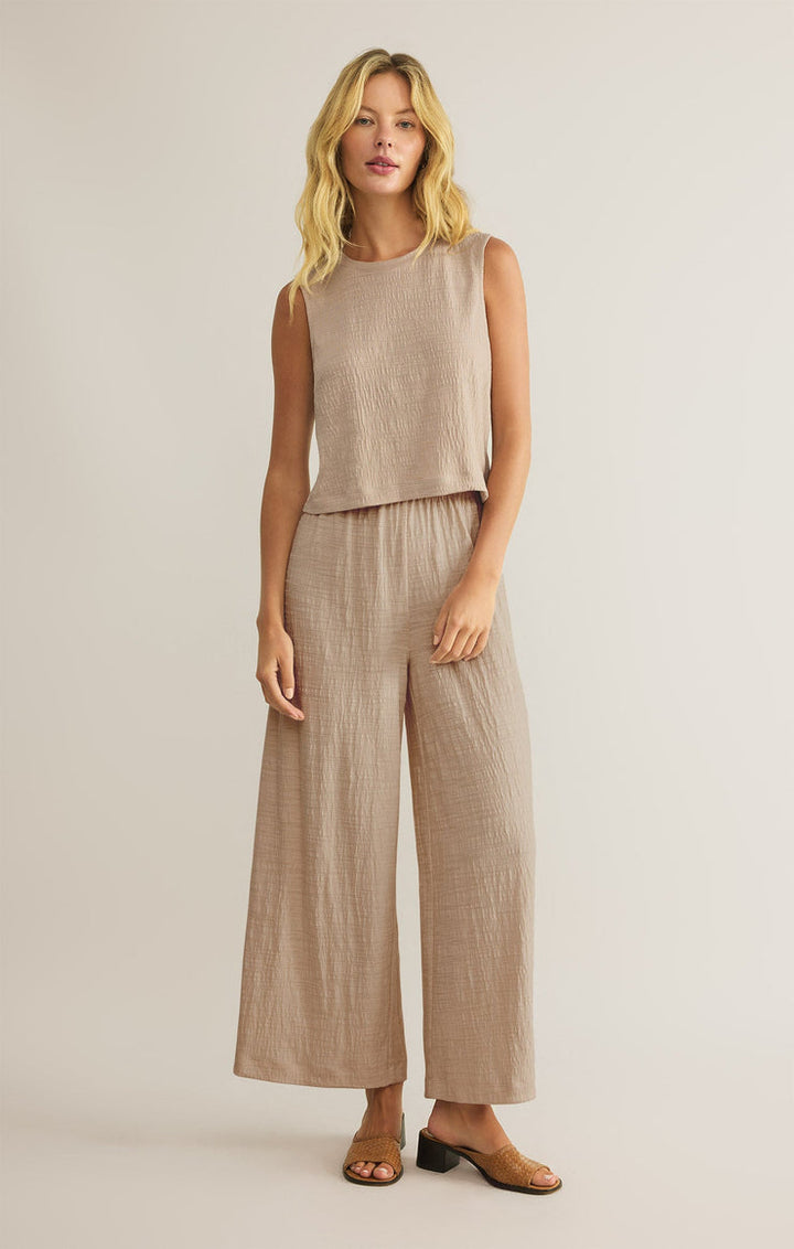 Z-Supply Sloane Textured Slub Top - Parchment - Sun Diego Boardshop
