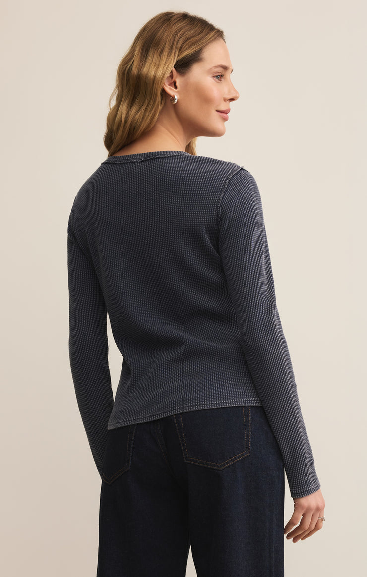 Z-Supply Arlet Mini Thermal Top - Blue Sapphire - Sun Diego Boardshop