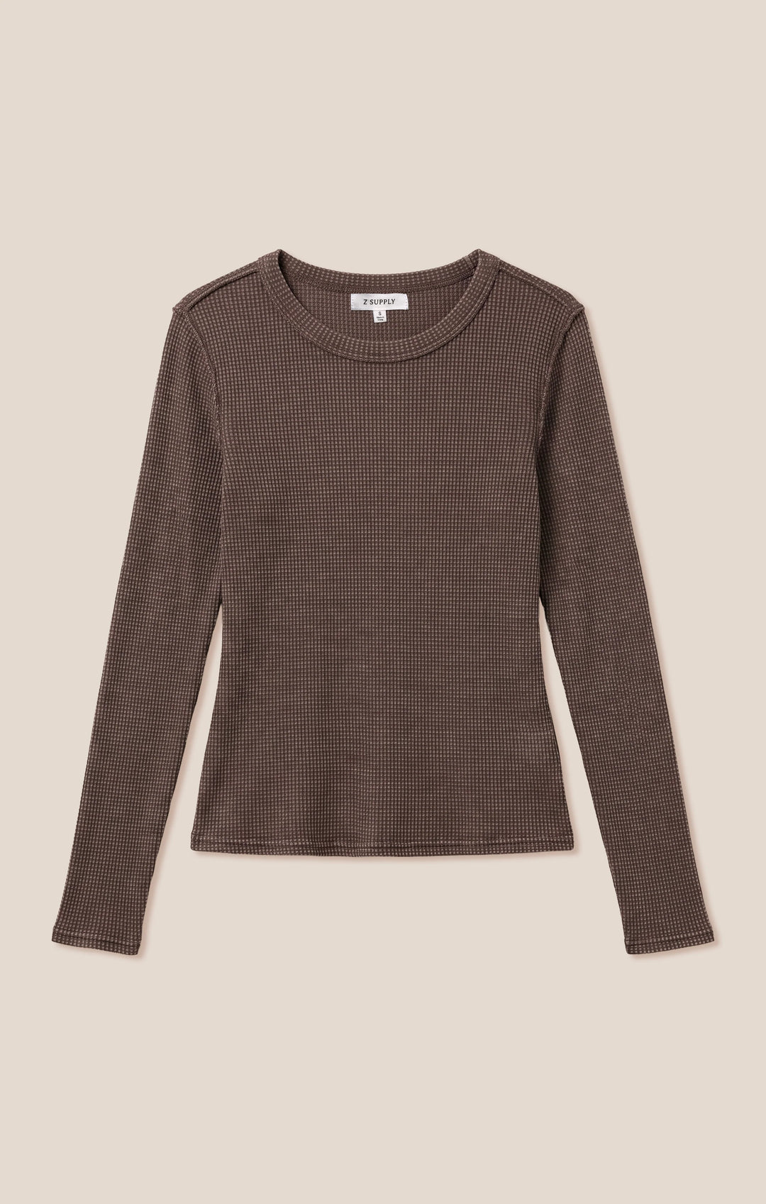 Z-Supply Women's Arlet Mini Thermal Top - Dark Chocolate - Sun Diego Boardshop