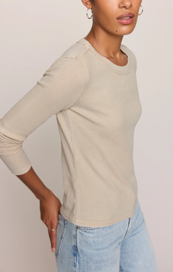 Z-Supply Women's Arlet Mini Thermal Top - Soft Ecru - Sun Diego Boardshop