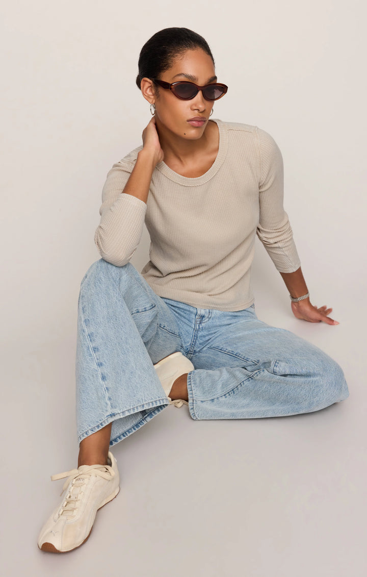 Z-Supply Women's Arlet Mini Thermal Top - Soft Ecru - Sun Diego Boardshop