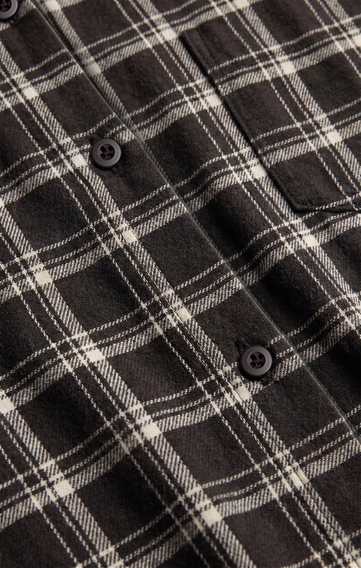 Z-Supply Women's River Plaid Button Up - Ash Black - Sun Diego Boardshop