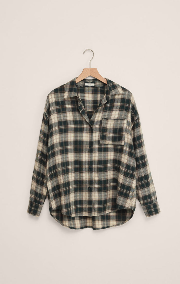 Z-Supply River Plaid Button Up - Garland Green