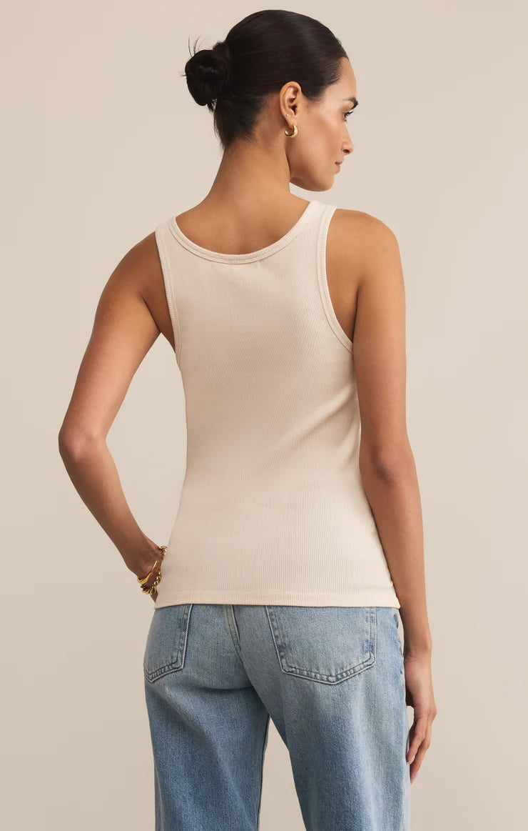 Z-Supply Classic Scoop Rib Tank - Crystal - Sun Diego Boardshop