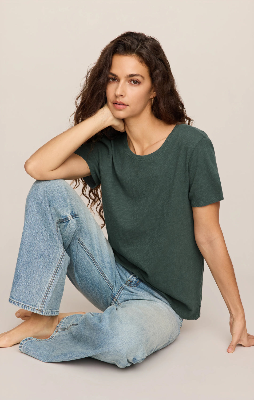 Z-Supply Women's Foundation Slub Tee - Emerald Cove - Sun Diego Boardshop