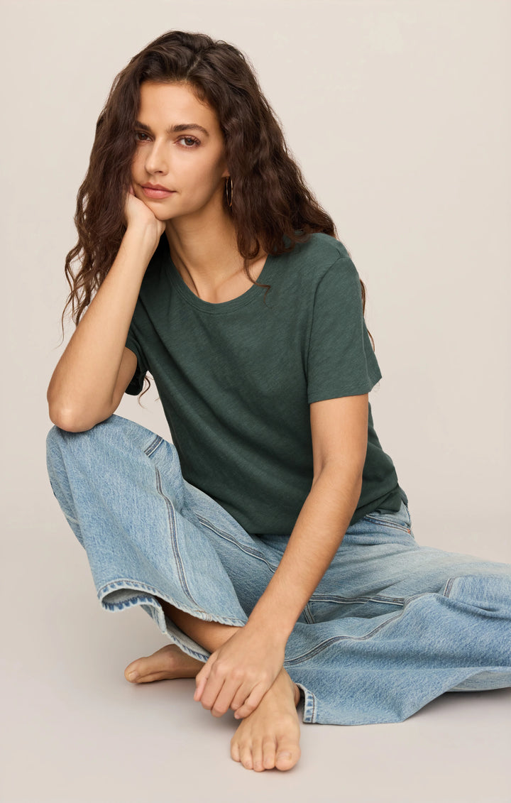 Z-Supply Women's Foundation Slub Tee - Emerald Cove - Sun Diego Boardshop