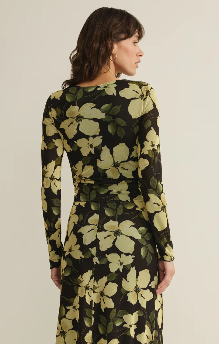 Z-Supply Taysha Ren Floral Mesh Top - Sunnyside - Sun Diego Boardshop