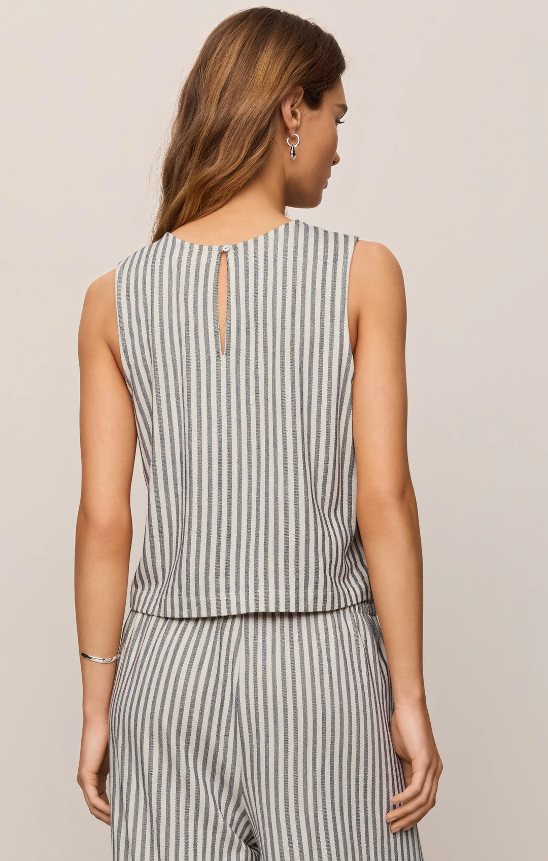 Z-Supply Women's Sloane Knit Striped Tank Top - Eclipse