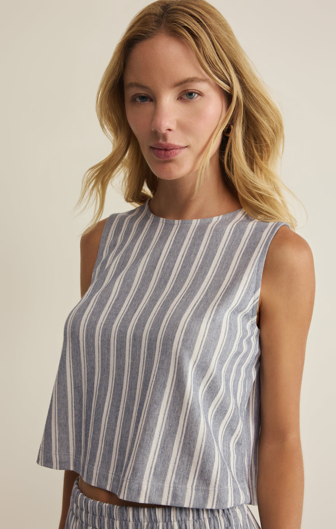 Z-Supply Women's Sloane Knit Striped Tank Top - Summer Stone