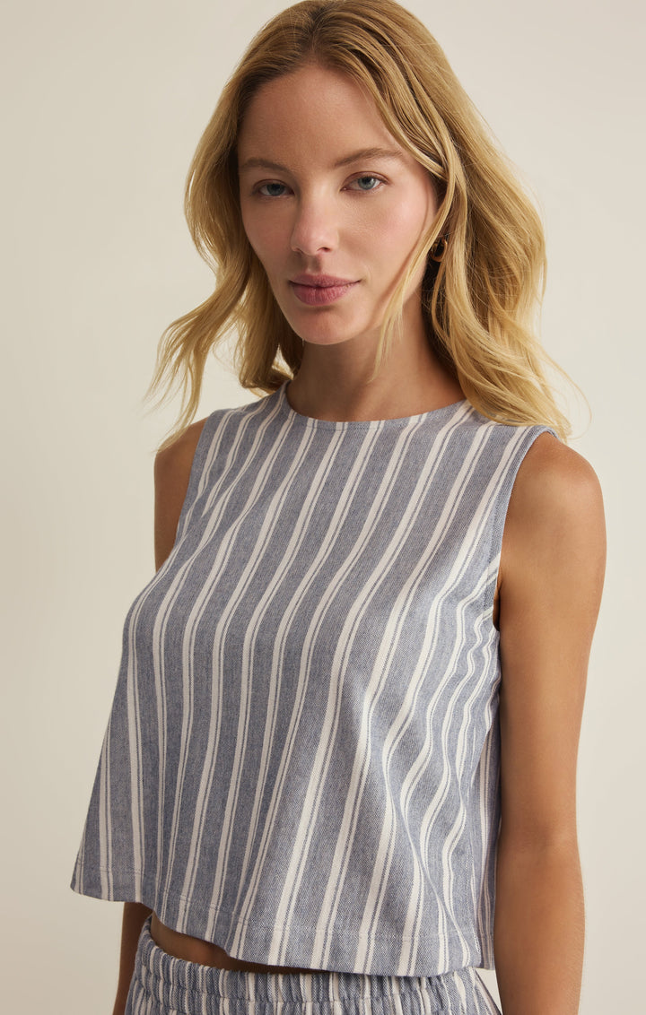 Z-Supply Women's Sloane Knit Striped Tank Top - Summer Stone