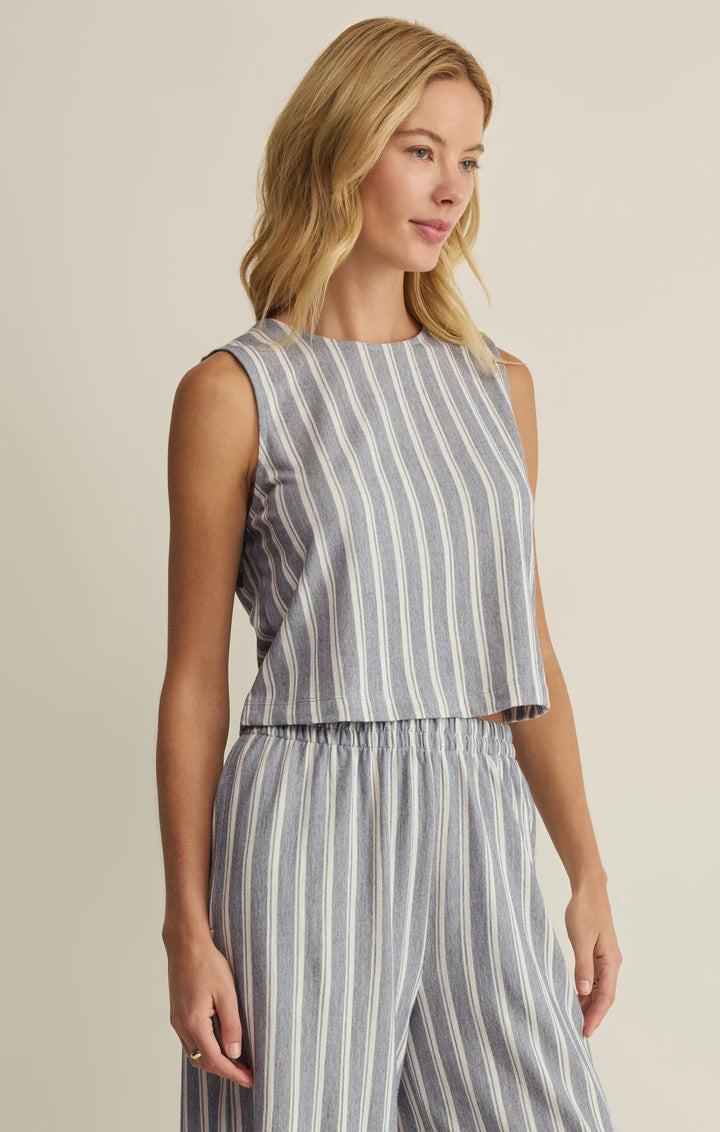 Z-Supply Women's Sloane Knit Striped Tank Top - Summer Stone