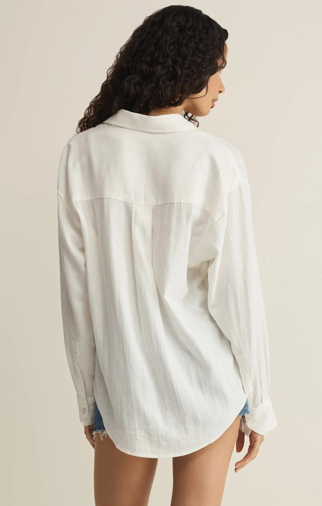Z-Supply Women's Signature Linen Top - White