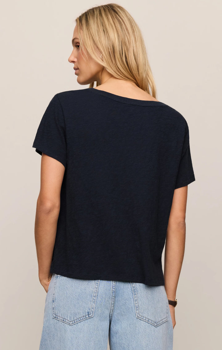 Z Supply Women's Nomad Slub V-Neck Tee - Eclipse - Sun Diego Boardshop