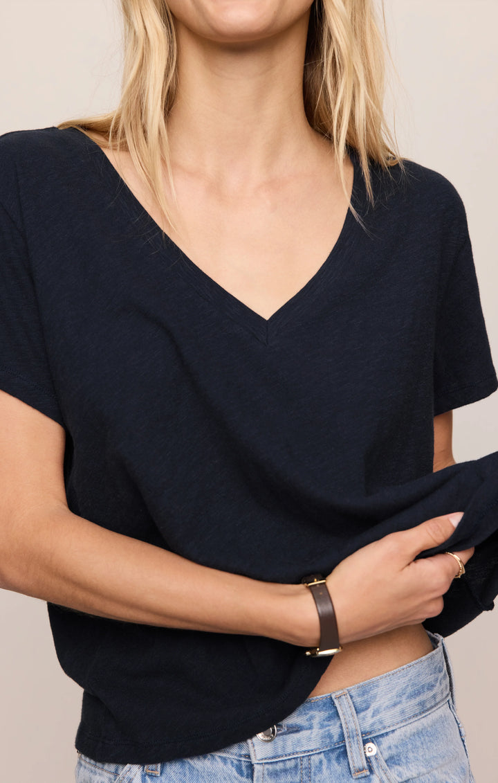 Z Supply Women's Nomad Slub V-Neck Tee - Eclipse - Sun Diego Boardshop