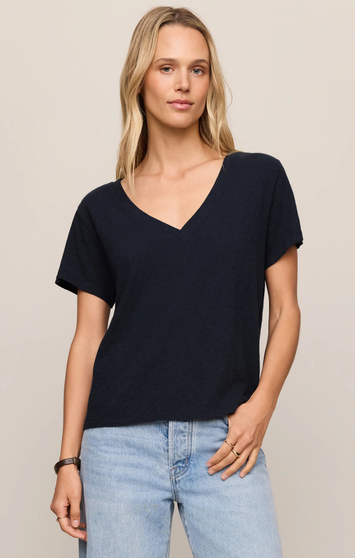 Z Supply Women's Nomad Slub V-Neck Tee - Eclipse - Sun Diego Boardshop