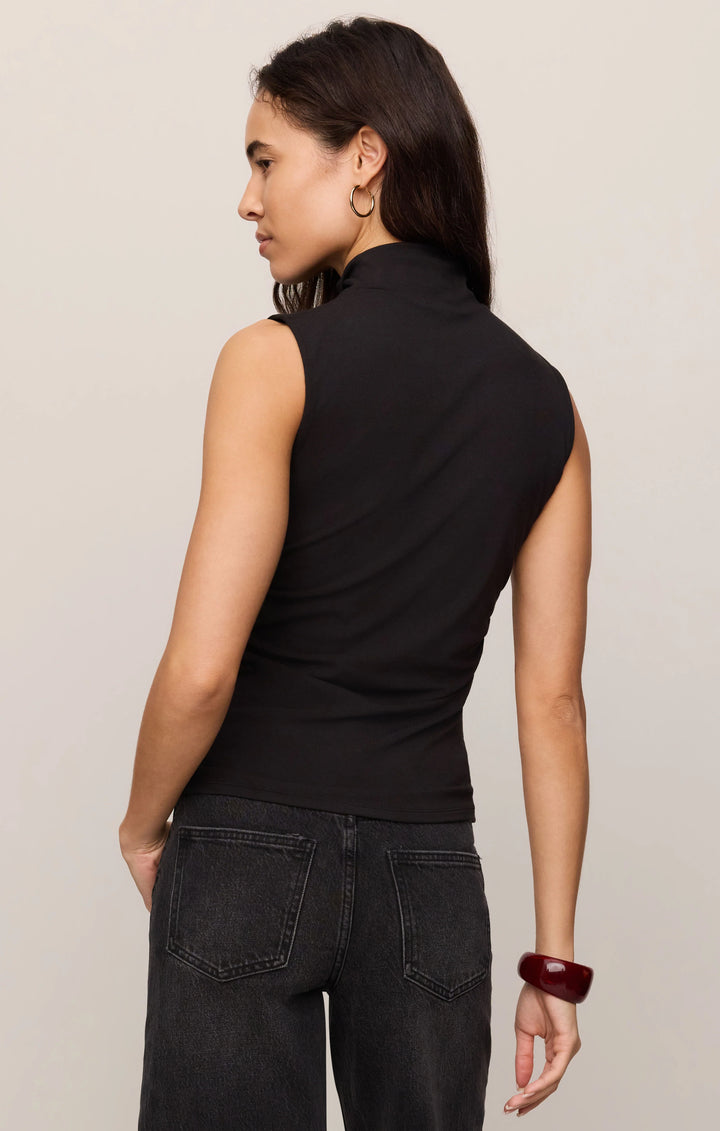 Z-Supply Women's Silva High Neck Tank - Black - Sun Diego Boardshop