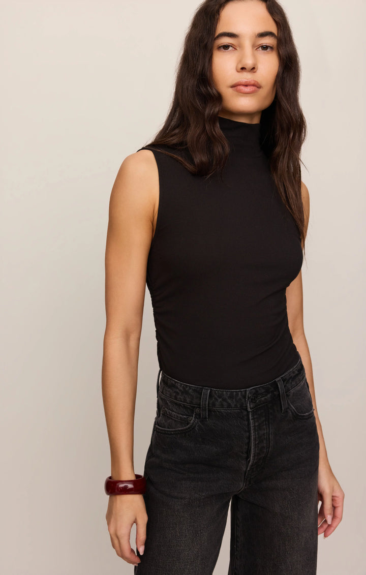 Z-Supply Women's Silva High Neck Tank - Black - Sun Diego Boardshop