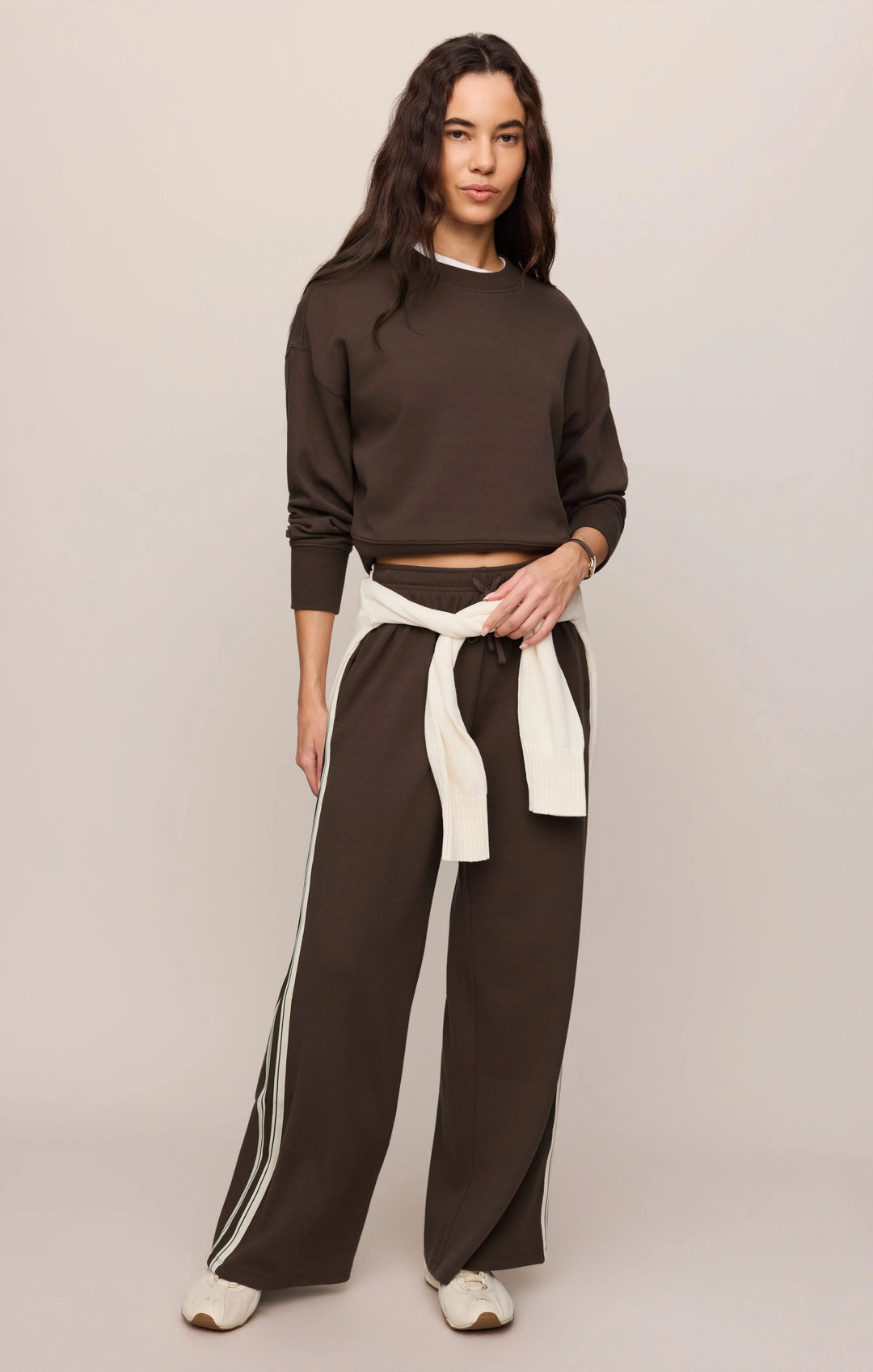 Z-Supply Women's Comeback Sweatshirt - Dark Chocolate