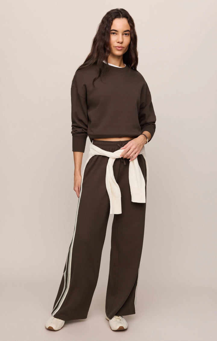 Z-Supply Women's Comeback Sweatshirt - Dark Chocolate