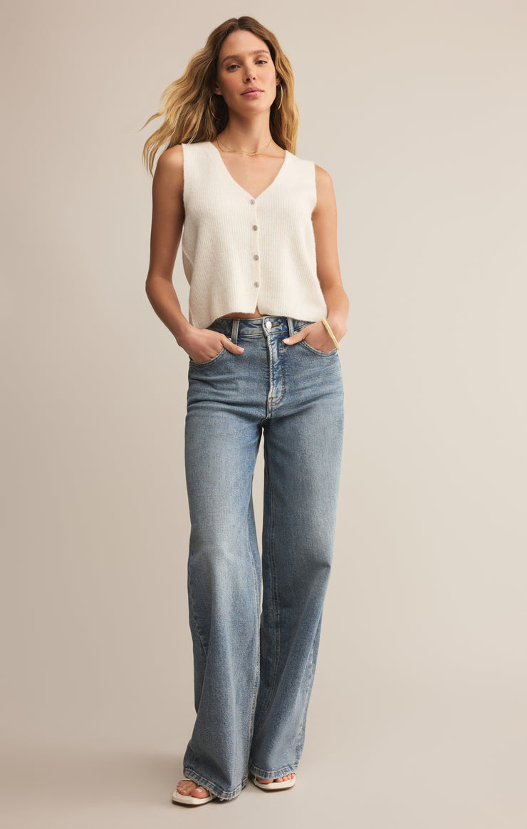 Z-Supply Bryce Sweater Vest - Crystal - Sun Diego Boardshop